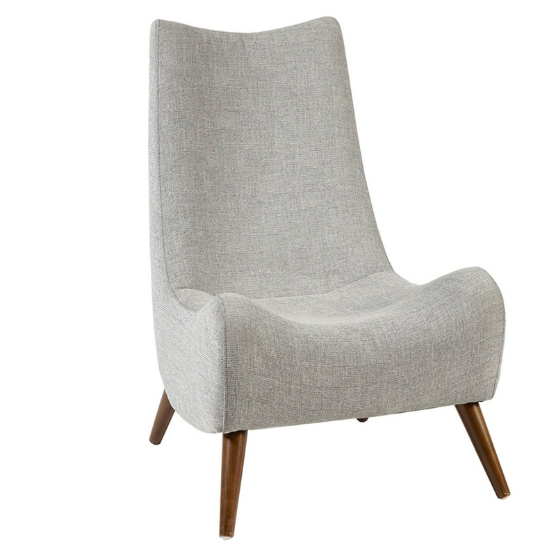 Fancy Chair With Plush Seating – Tan