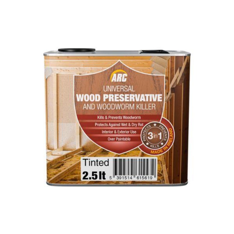 Arc Wood Preservative & Woodworm Killer Tinted 2.5L