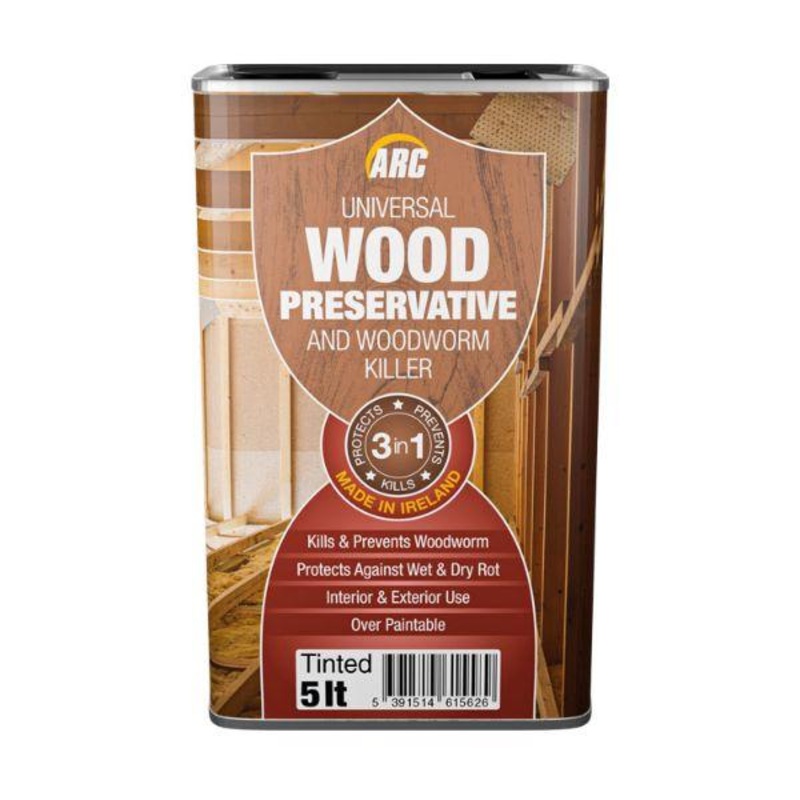 Arc Wood Preservative & Woodworm Killer Tinted 5L