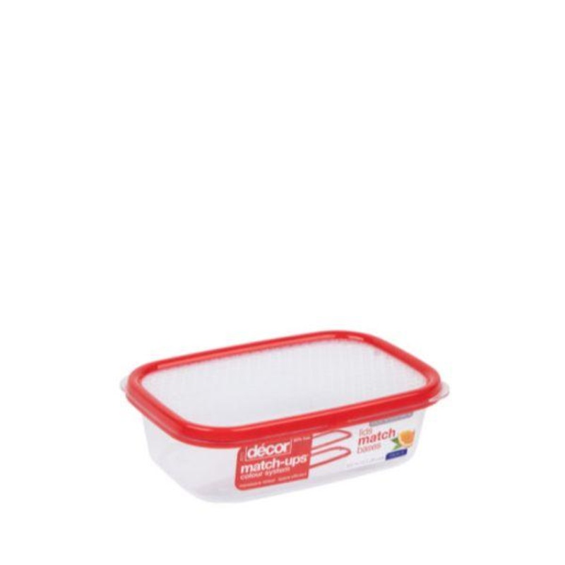 Decor Match-Ups Basics Obl 600ml Red