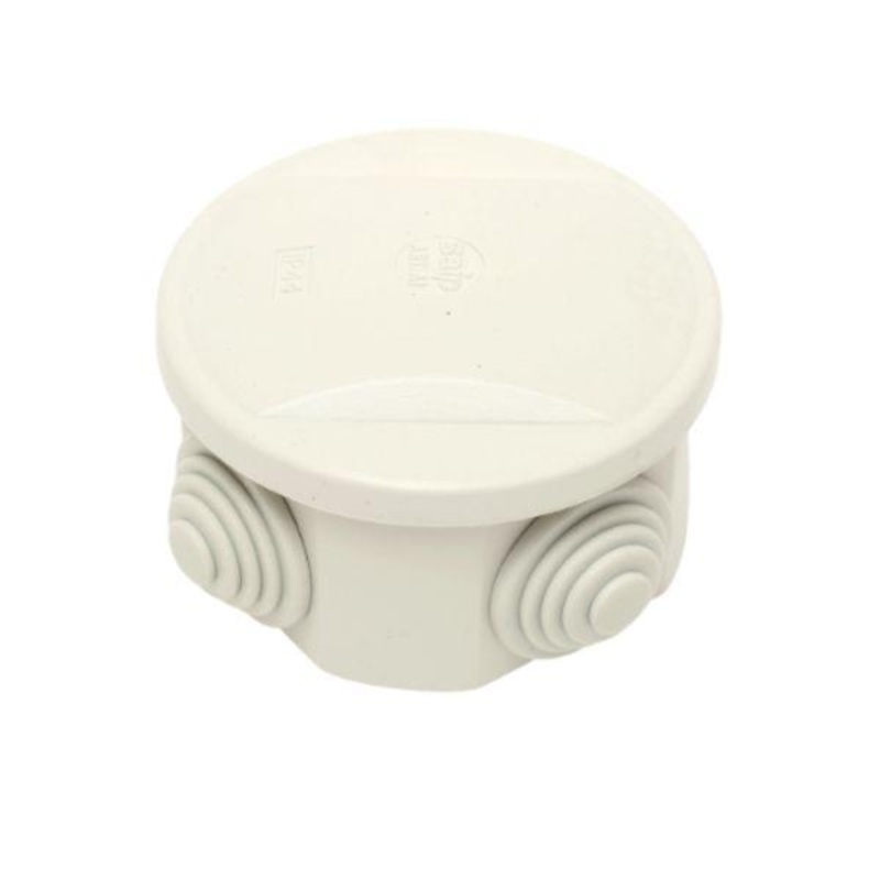 Junction Box 80mm Round Ip44 (1)