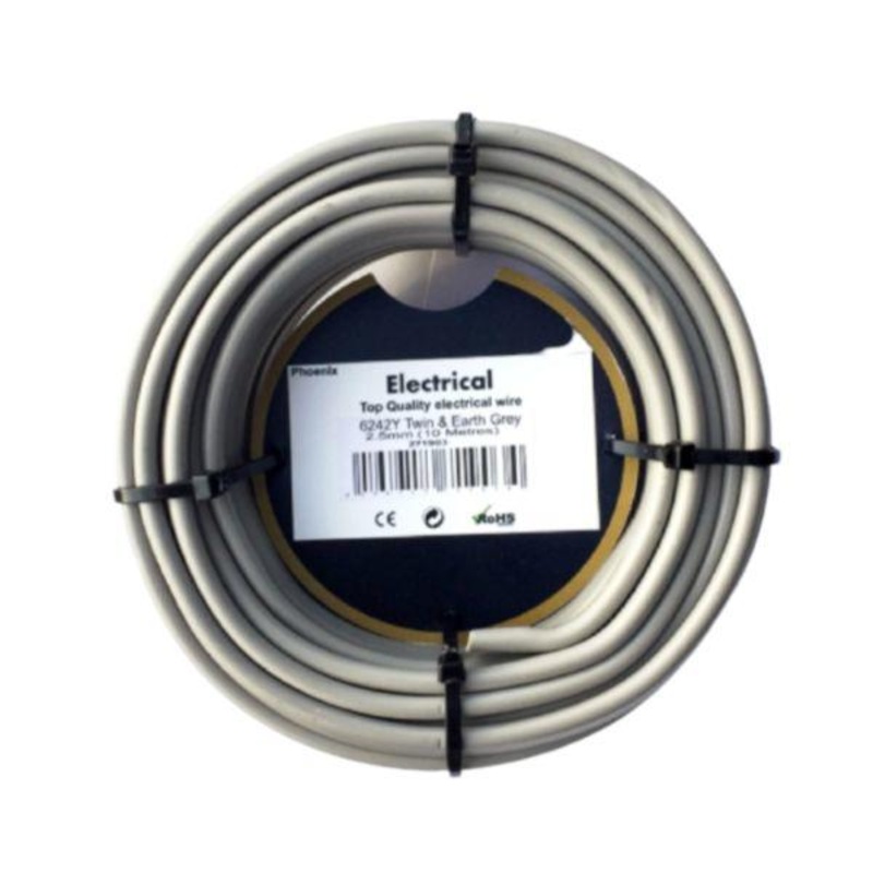 Phoenix 6193Y Twin & Earth Grey 3G6.0mm (5 M)