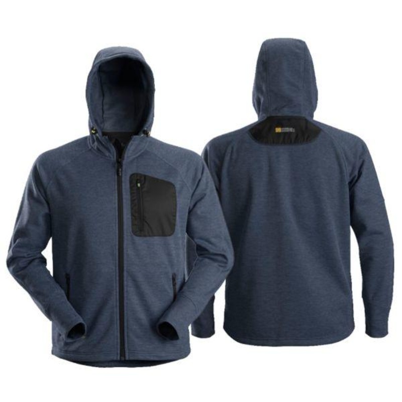 Snickers  Flexi Work Fleece Hoodie Navy/Black 8041