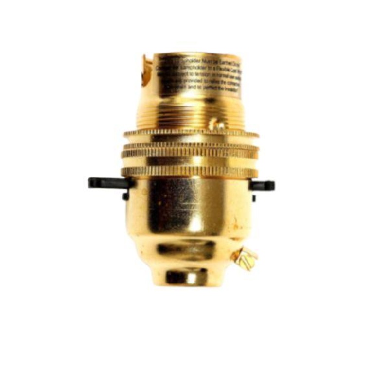 Switched Lampholder Brass 1/2 (1)