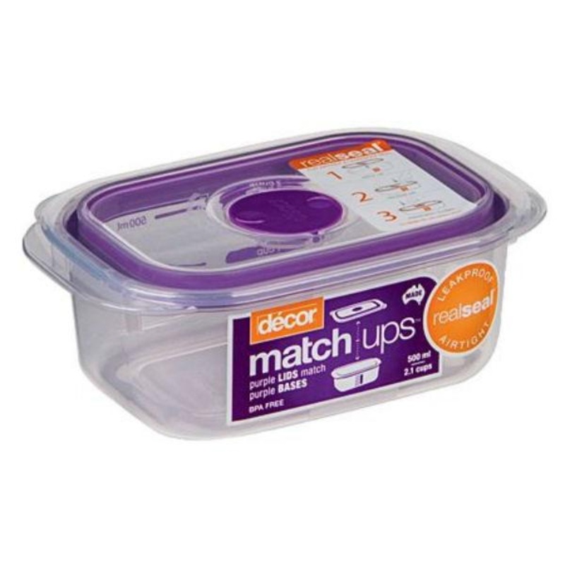 Decor Match Ups R/S Oblong 500Ml