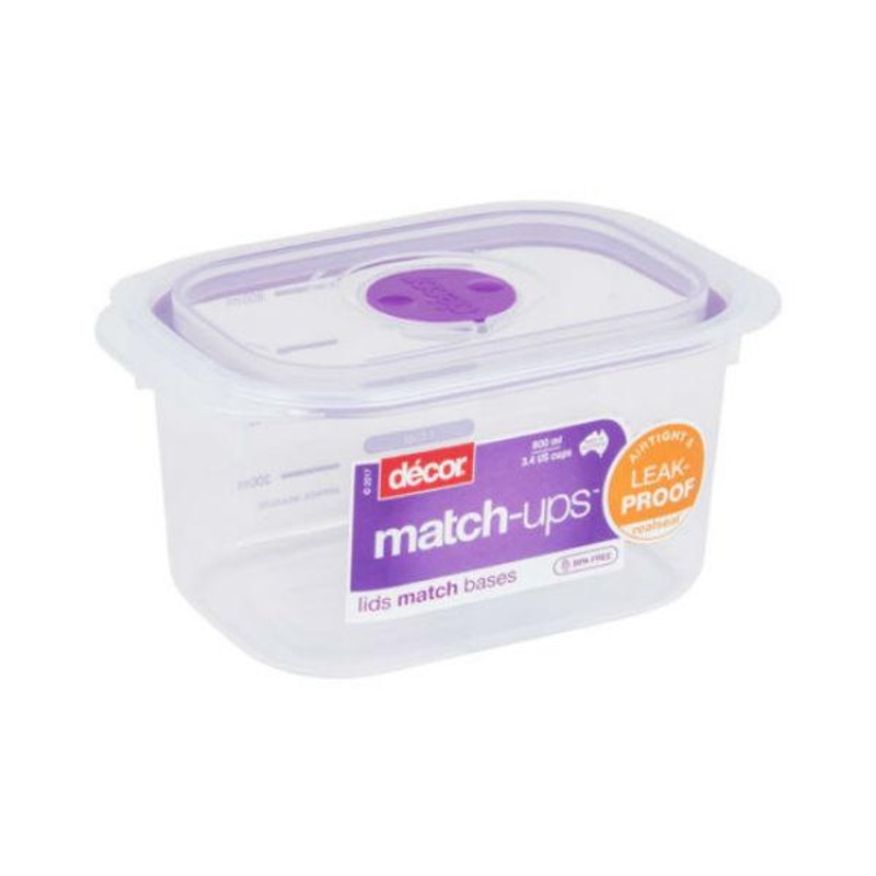 Decor Match Ups R/S Tall Oblong 800Ml