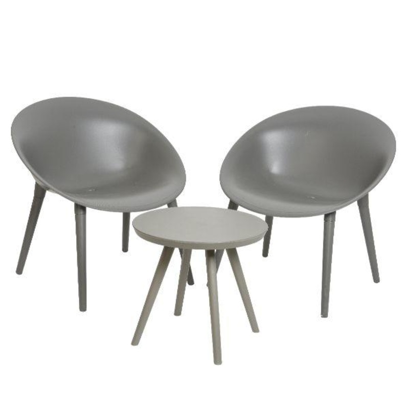 Marbella Outdoor Bistro Furniture Set Anthracite