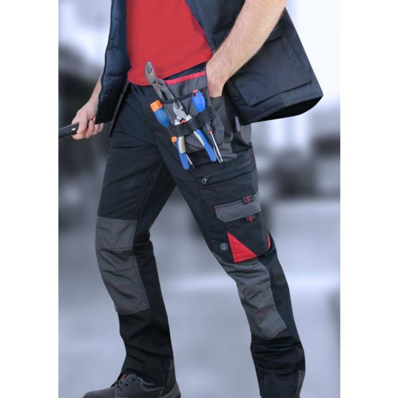 LMA Minerai Canvas 2-Toned Work Trousers With Kneepad Pockets