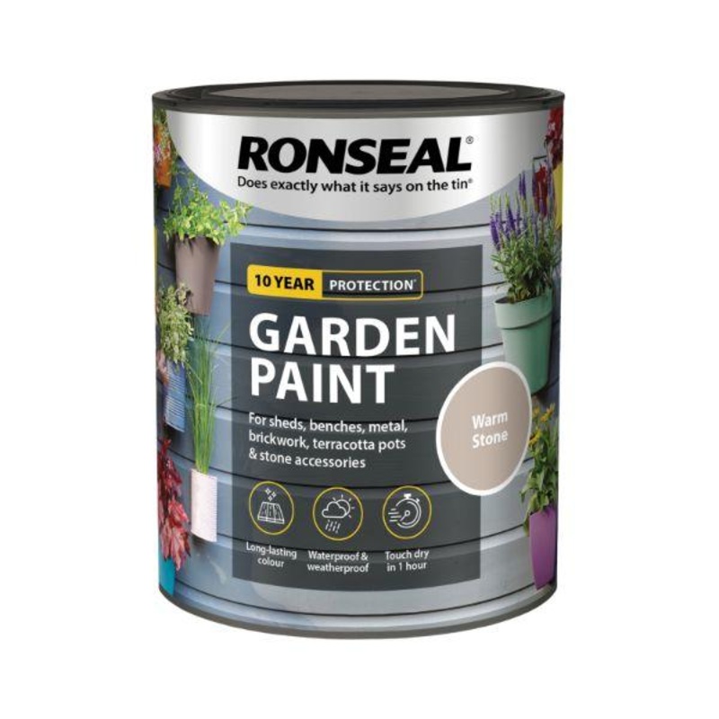 Ronseal Garden Paint Warm Stone – 750Ml