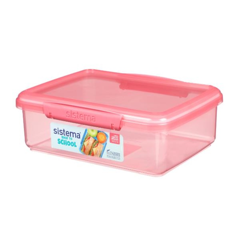 Sistema 2 litre lunch box – assorted colours