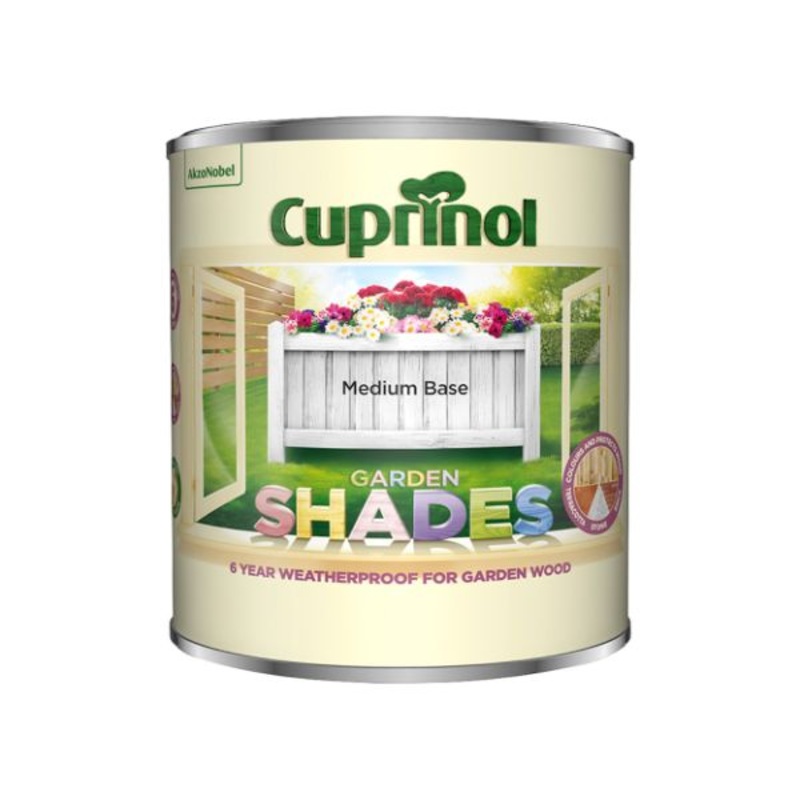 Cuprinol Garden Shades Medium Base 1L Paint