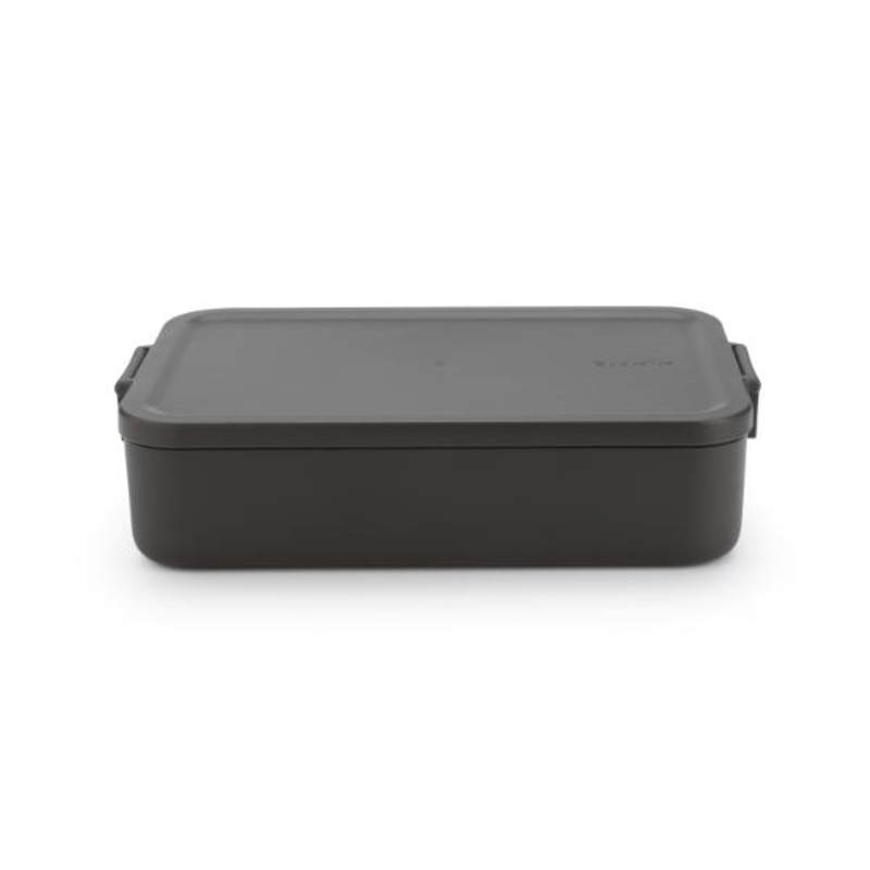 Make & Take Lunch Box Bento, Large, Plastic – Dark Grey