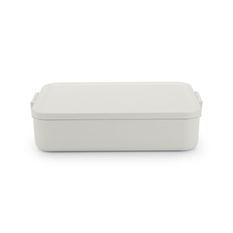 Make & Take Lunch Box, Large, Plastic – Light Grey