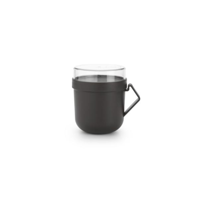 Make & Take Soup Mug, 0,6L, Plastic – Dark Grey