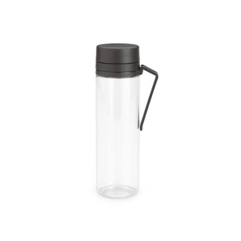 Make & Take Water Bottle with Strainer, 0,5L – Dark Grey
