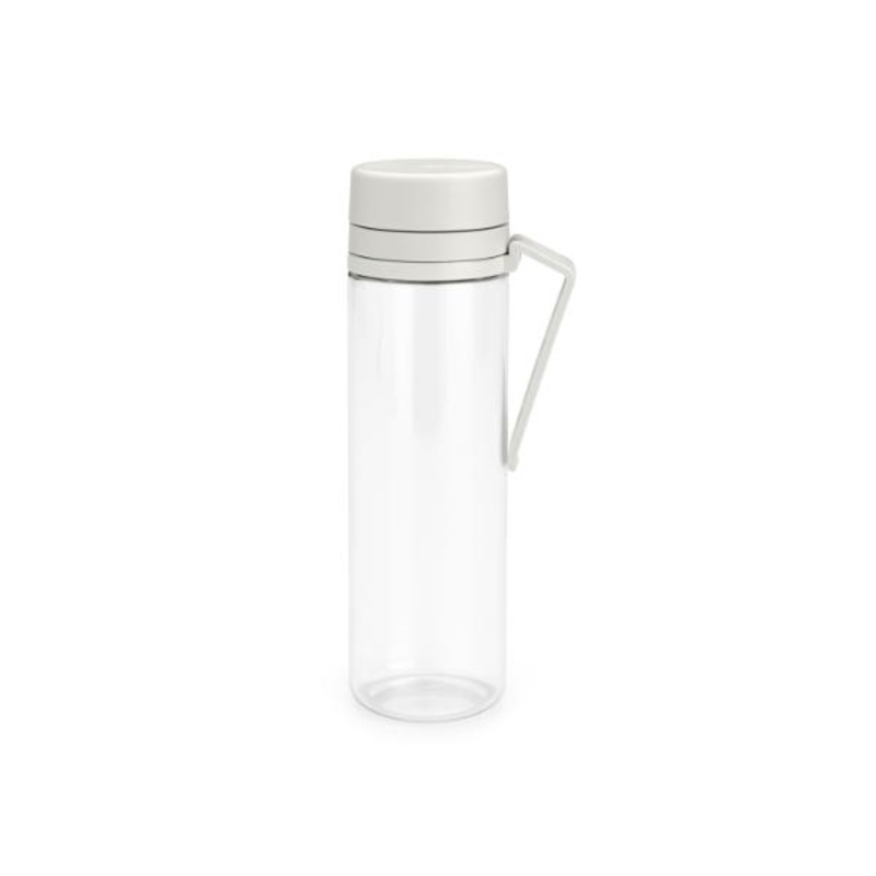 Make & Take Water Bottle with Strainer, 0,5L – Light Grey