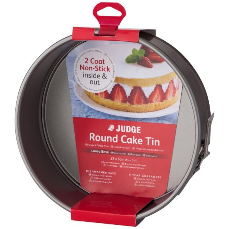 Judge Bakeware 9/23cm Round Cake Tin Springform Non-Stick