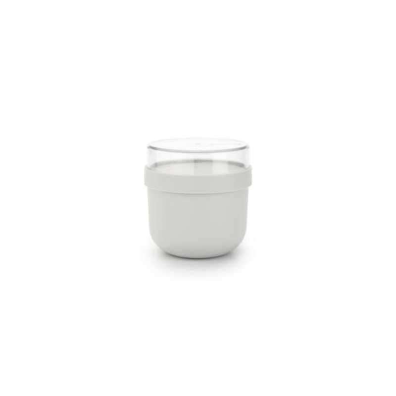 Make & Take Breakfast Bowl, 0.5L, Plastic – Light Grey