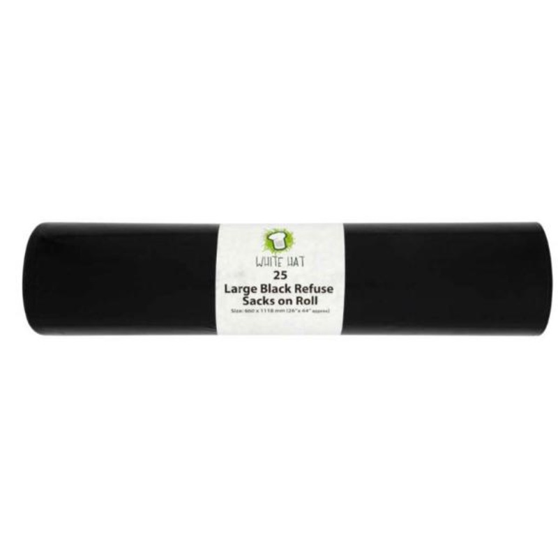 White Hat Refuse Sack 26X44 Inch 25 S