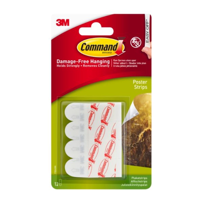 3M Command Poster Strips – 12’S