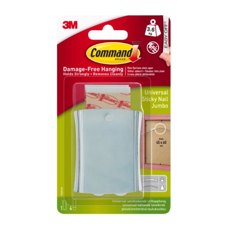 3M Command Wire-Backeds/Nail