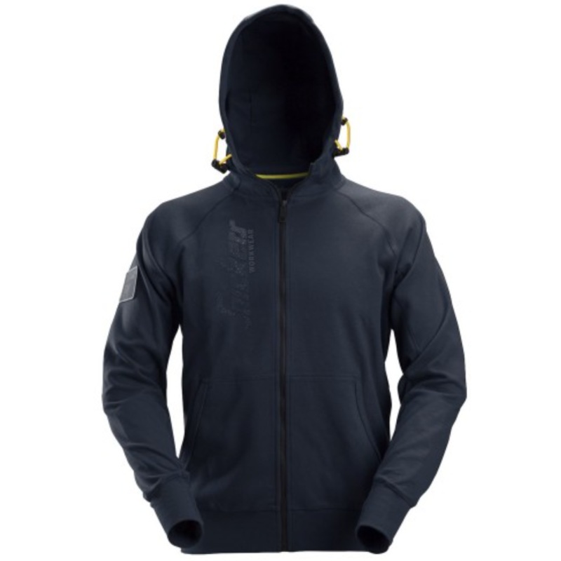 Snickers Logo Full Zip Hoodie Dark Blue S
