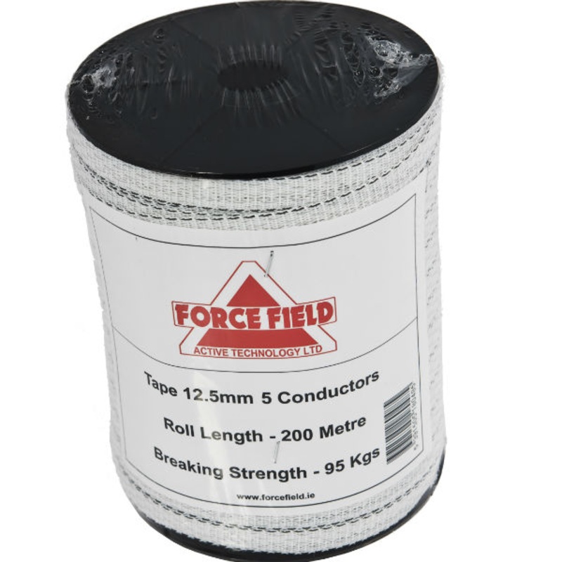 Forecfield Fencing Tape-12.5m – 5 Conductors