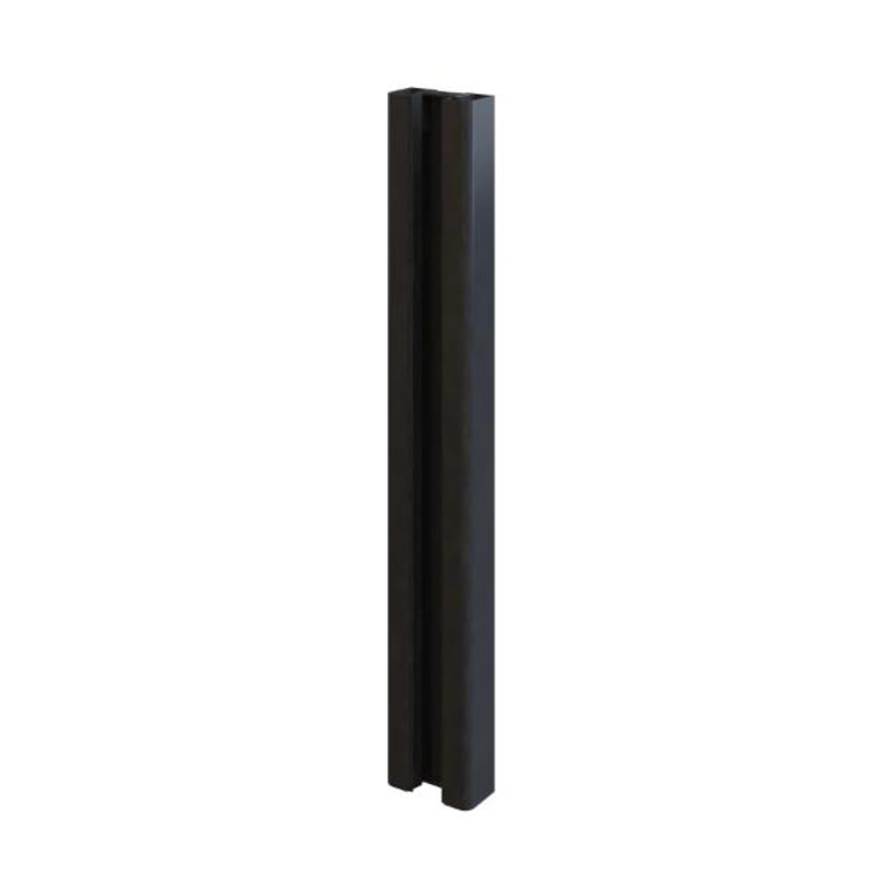 Satus Fence Post & Rail Aluminium 3-Rail Spacer Set (50mm – 330mm – 330mm – 330mm) Matt Black