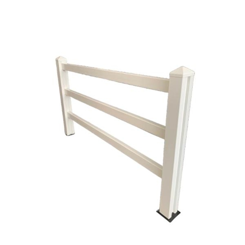Satus Fence Post & Rail Fence Post 1850mm Matt White