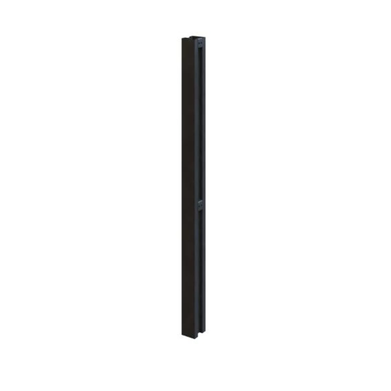 Satus Fence Post & Rail Gate Post 1850mm Matt Black