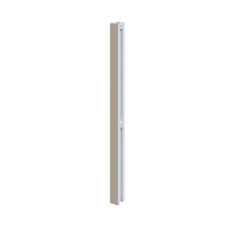 Satus Fence Post & Rail Gate Post 1850mm Matt White