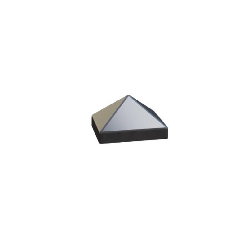 Satus Fence Post & Rail Post Cap Matt Black
