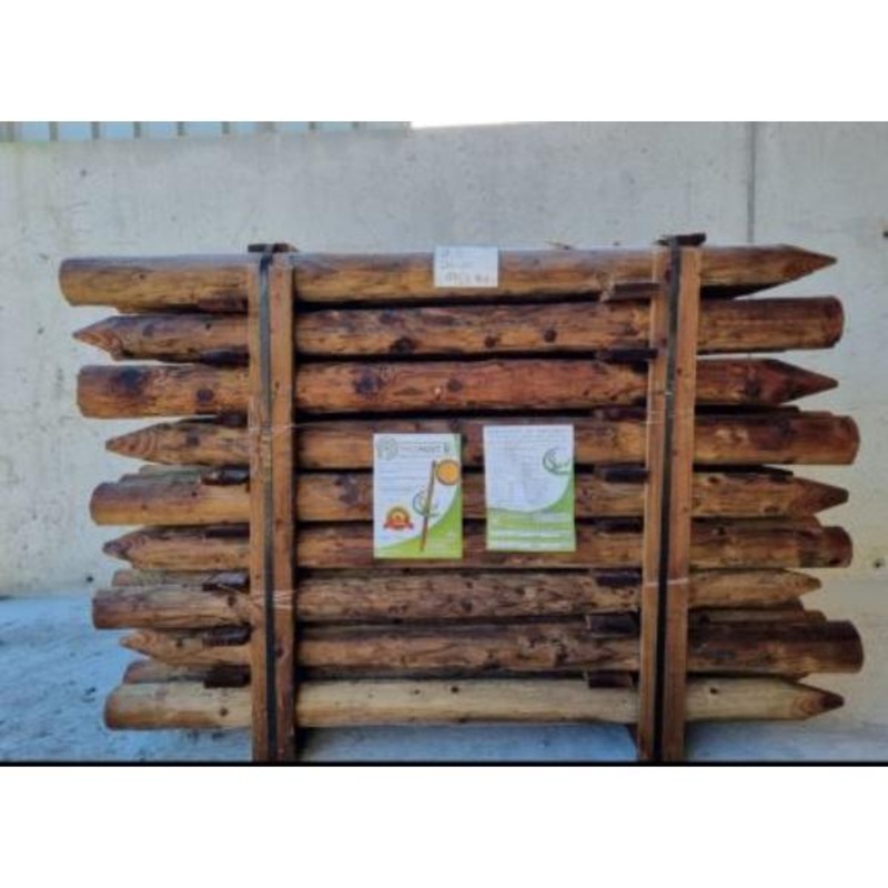 Propost Peeled Fence Post Brown NSAI (1.6m) 5’1/2”  2-3