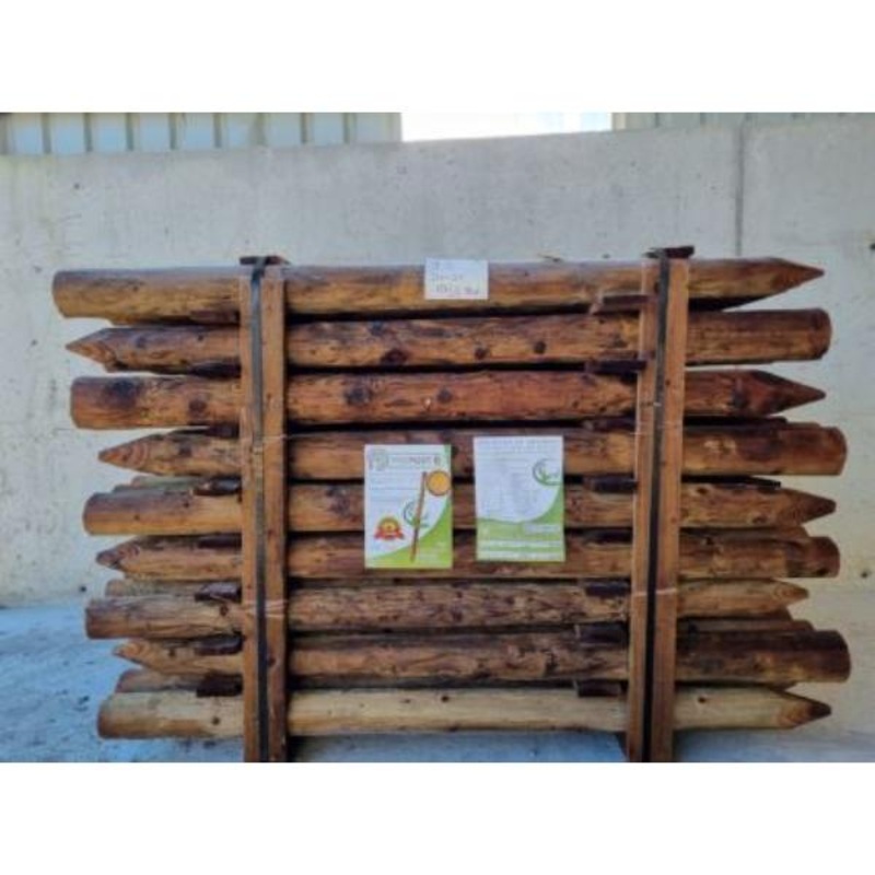 Propost Peeled Fence Post Brown NSAI (1.6m) 5’1/2”  4-5