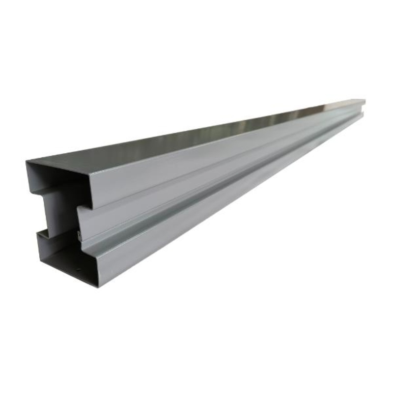 Satus Fence One-Piece Steel H Fence Post 2.45M Merlin Grey
