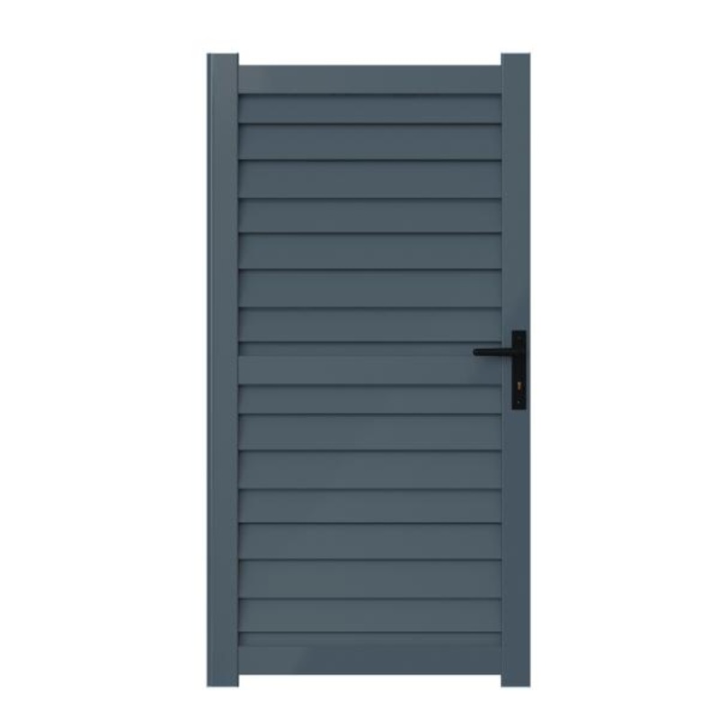 Satus Fence Steel Garden Gate 1100X1765mm Anthracite Grey