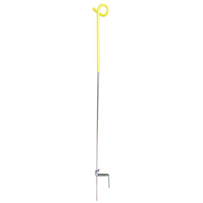 Electro Power Long Pigtail Post Yellow 10 Pack