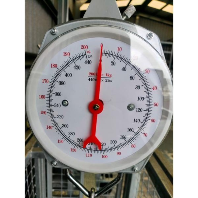 Buffalo Hanging Weighing ScalesClock