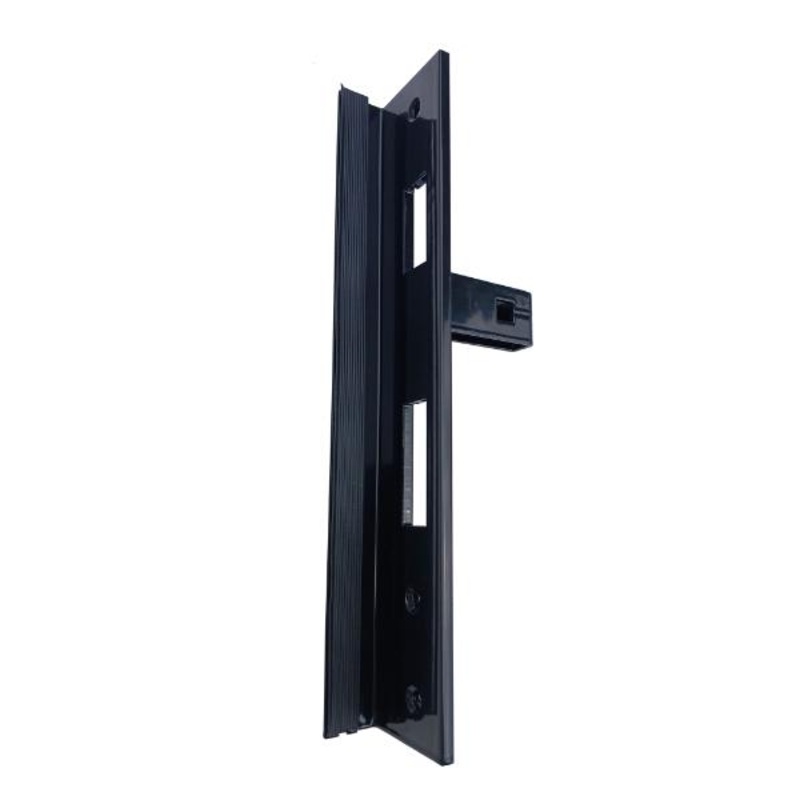 Satus Fence Double Gate Dummy Stopper – Black