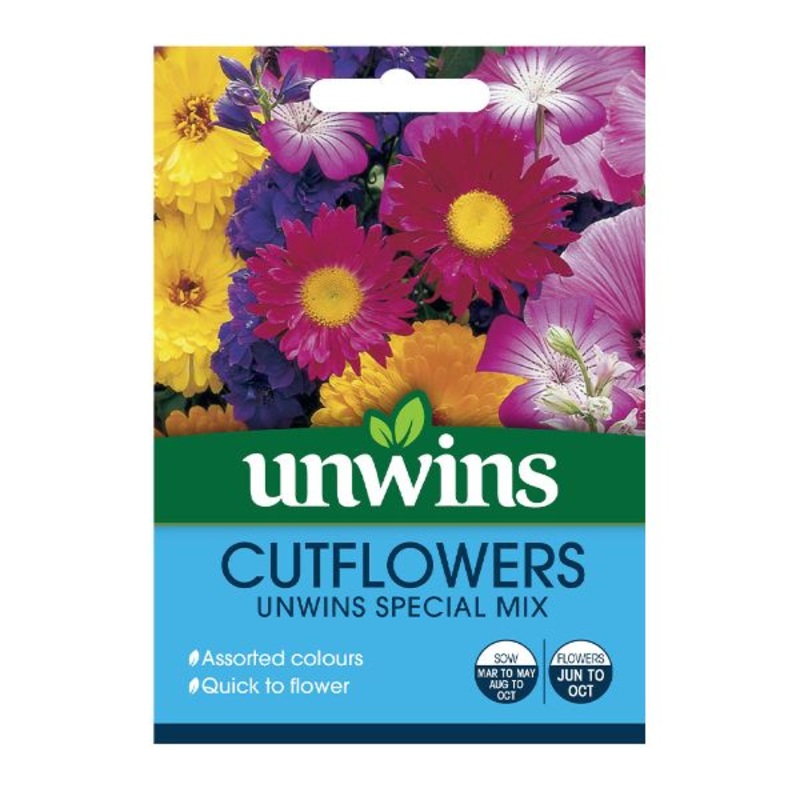 Unwins Seed Packet Cutflowers Unwins Special Mix