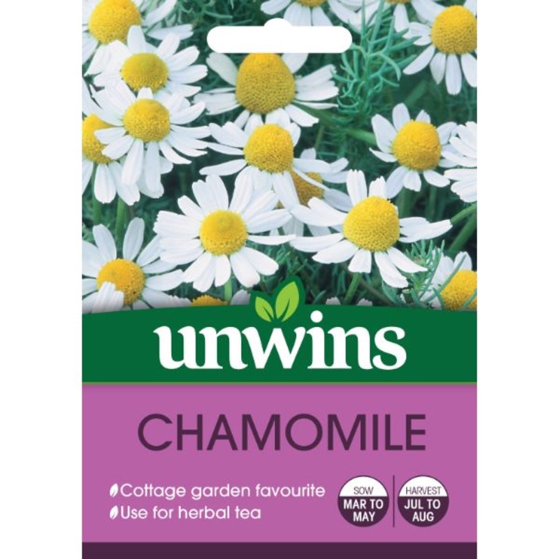 Unwins Seed Packet Herb Chamomile