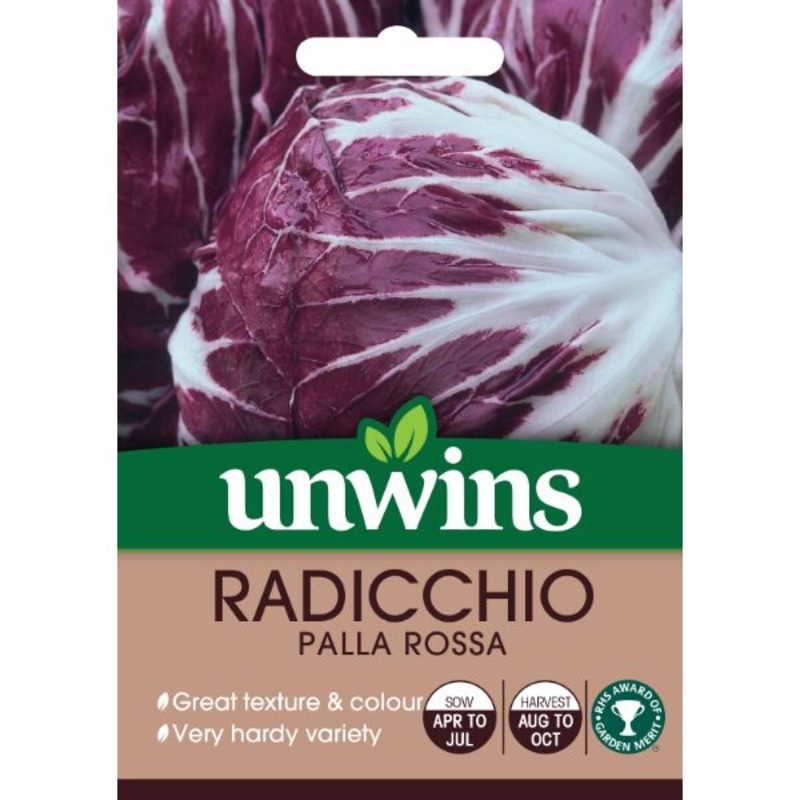 Unwins Seed Packet Radicchio Palla Rossa
