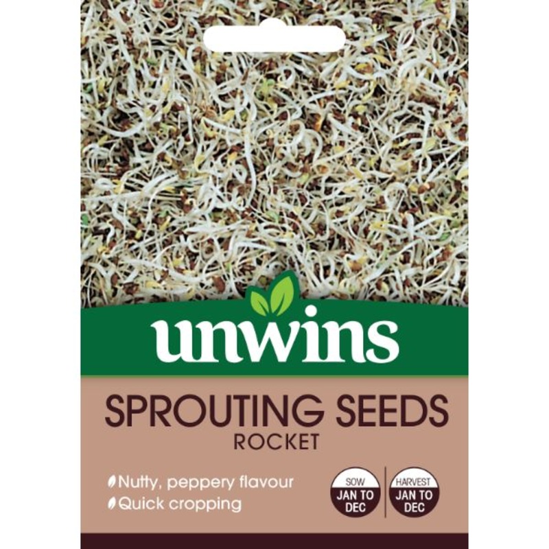 Unwins Seed Packet Sprouting Seeds Rocket