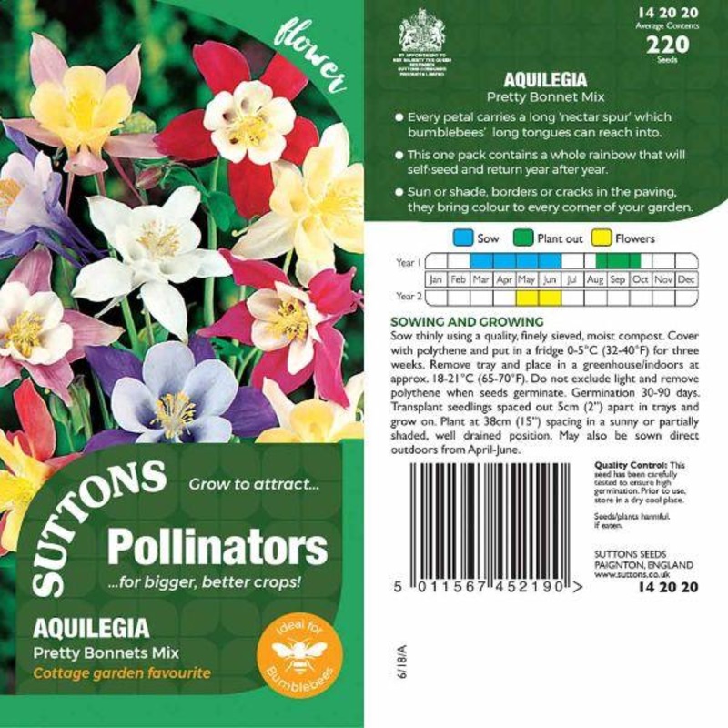 P & P – Aquilegia Pretty Bonnet Mix
