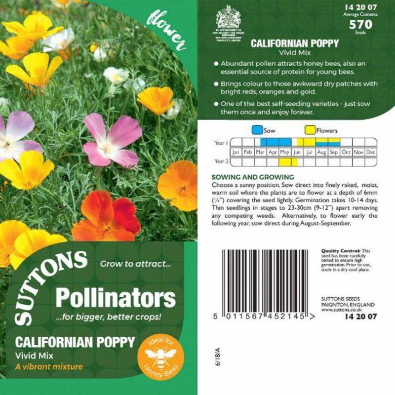 P & P – Californian Poppy  Vivid Mix