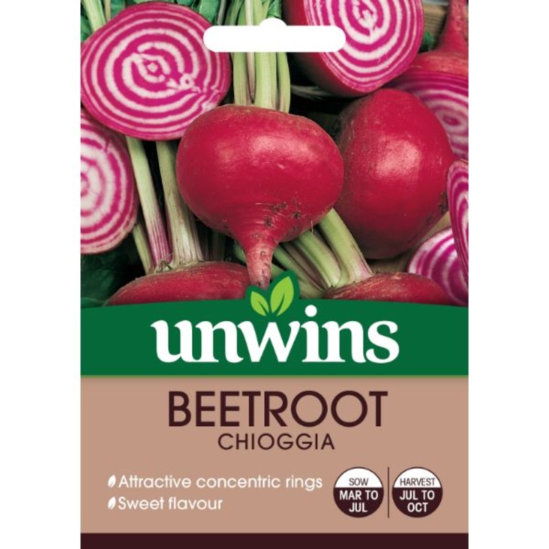 Unwins Seed Packet Beetroot Chioggia