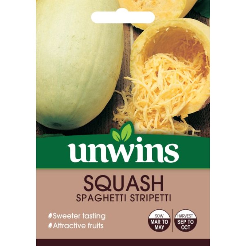 Unwins Seed Packet Squash Spaghetti Stripetti