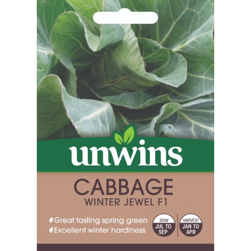 Unwins Seed Packet Cabbage Winter Jewel