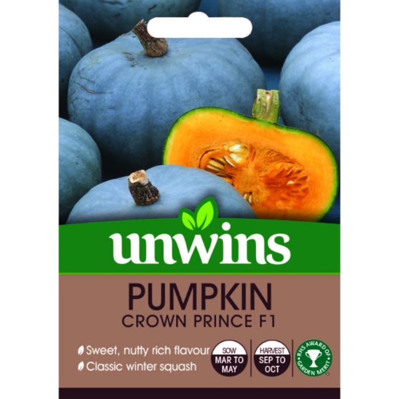 Unwins Seed Packet Pumpkin Crown Prince