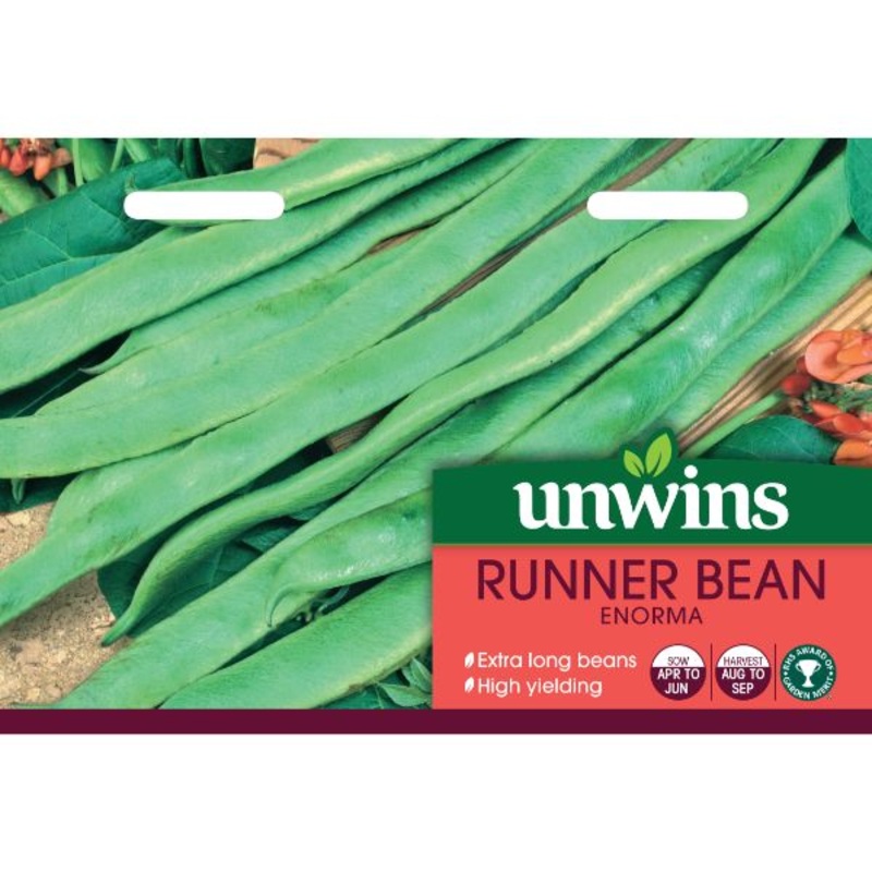 Unwins Seed Packet Runner Bean Enorma